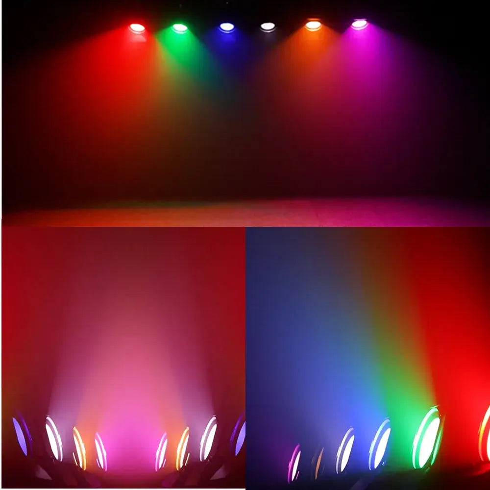 Black LED Barn-Door Par Light