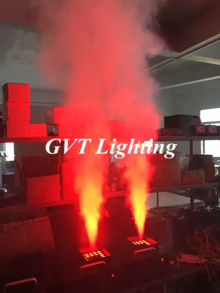 Black LED RGB Smoke Machine