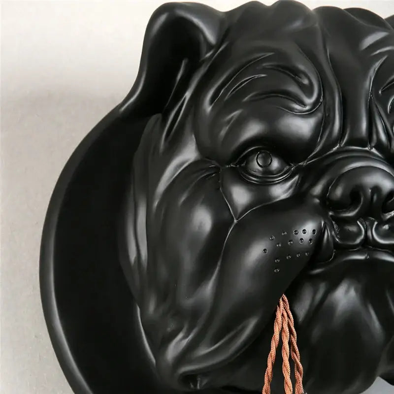 Black Matte Bulldog Wall Lamp