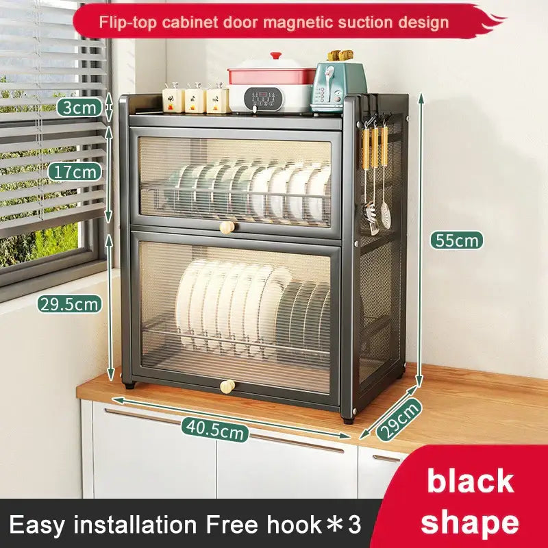 Black Mesh Dish Rack