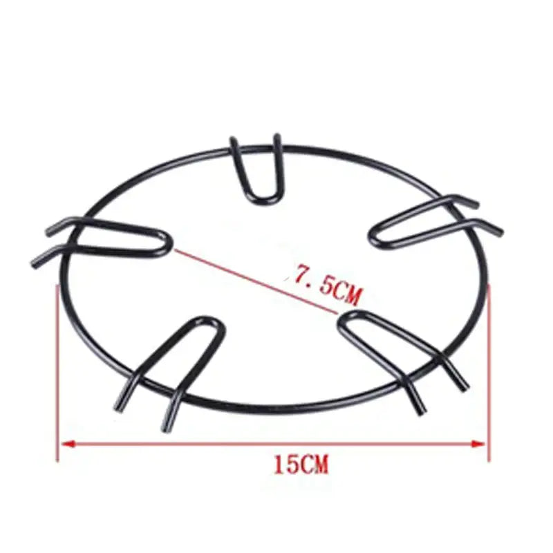 Black Metal Pot Holder Rack