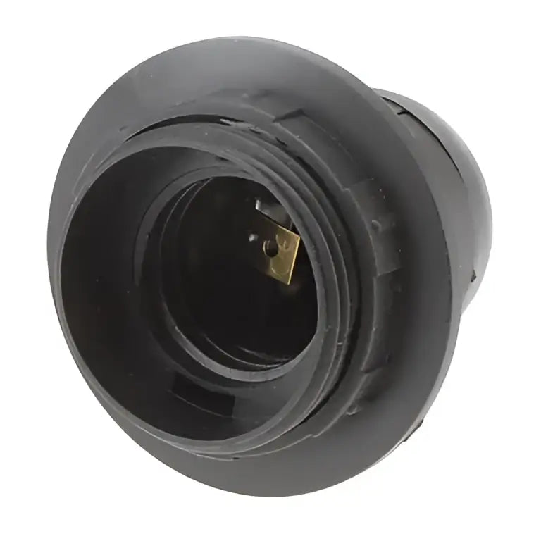 Black Brass E27 Lamp Holder