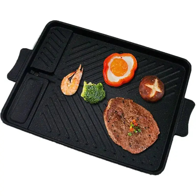 Black Rectangular Grill Pan