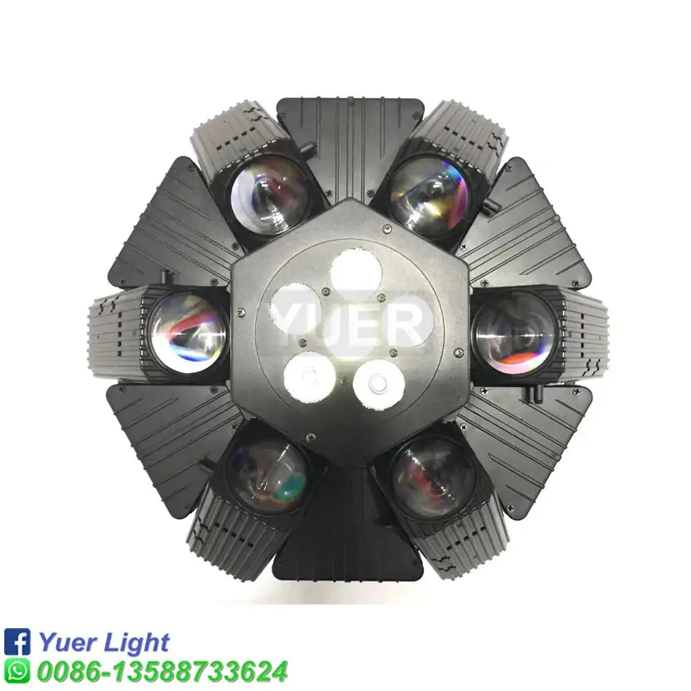Black LED Rotating Beam Light