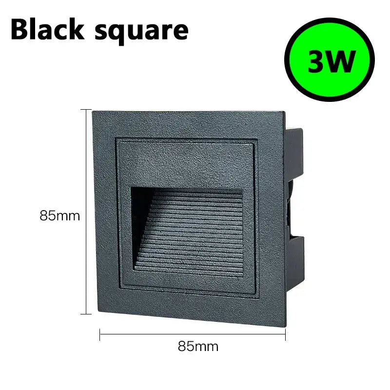 Black LED Step Lights