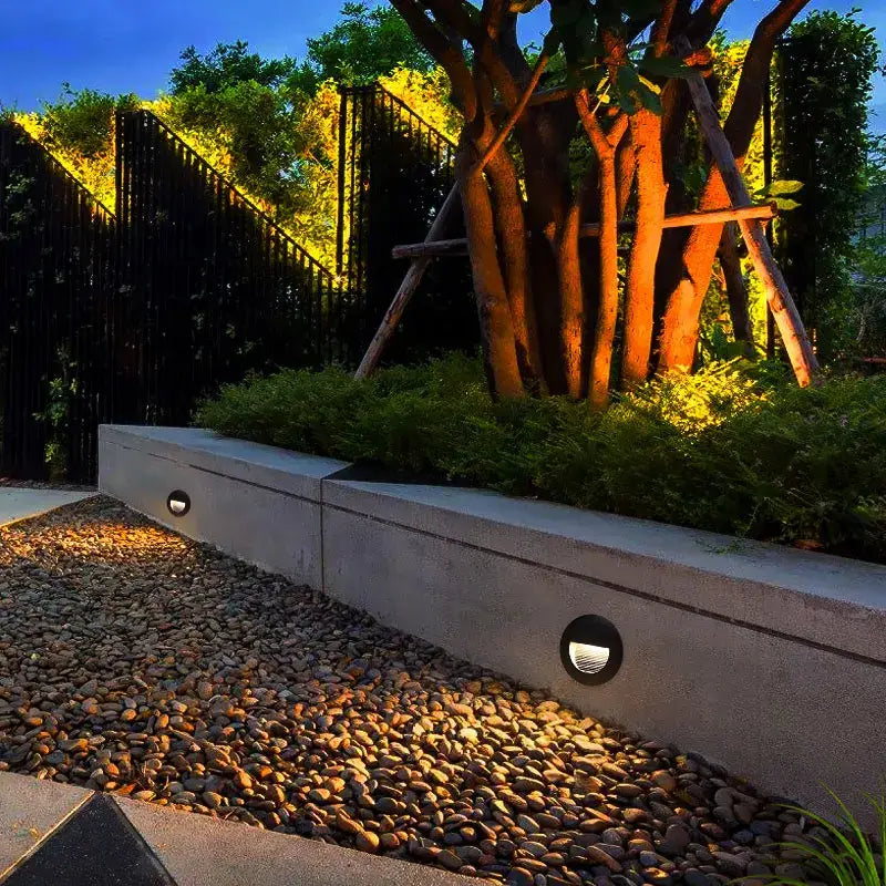 Black LED Step Lights