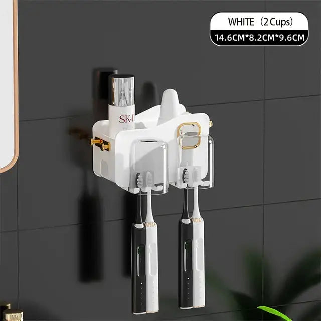Black Inverted Toothbrush Holder