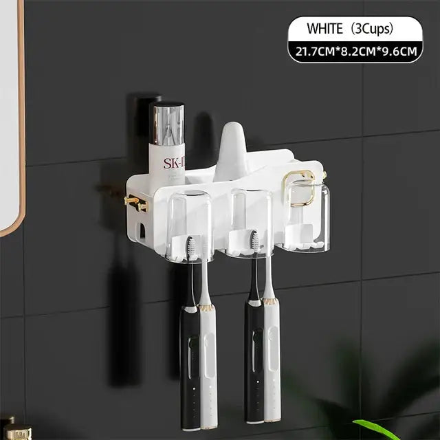 Black Inverted Toothbrush Holder