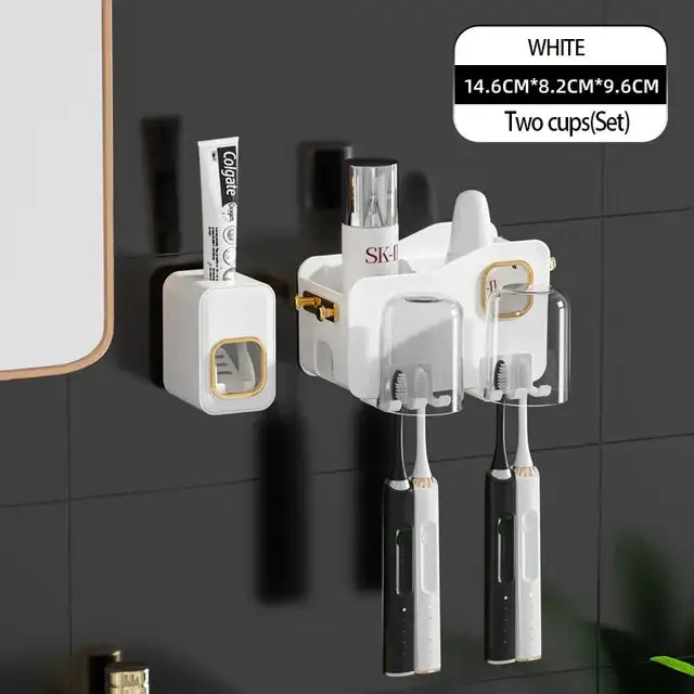 Black Inverted Toothbrush Holder