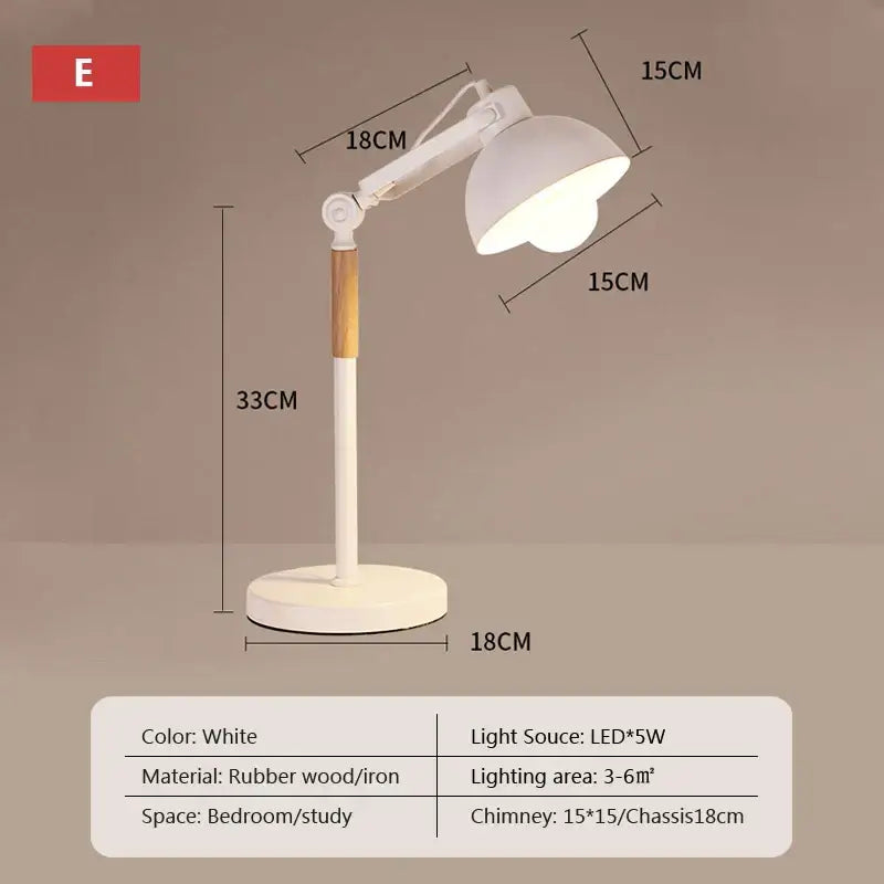 Black White Adjustable Lamp
