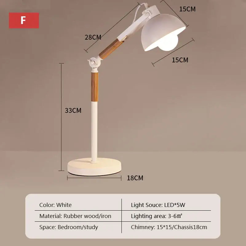 Black White Adjustable Lamp