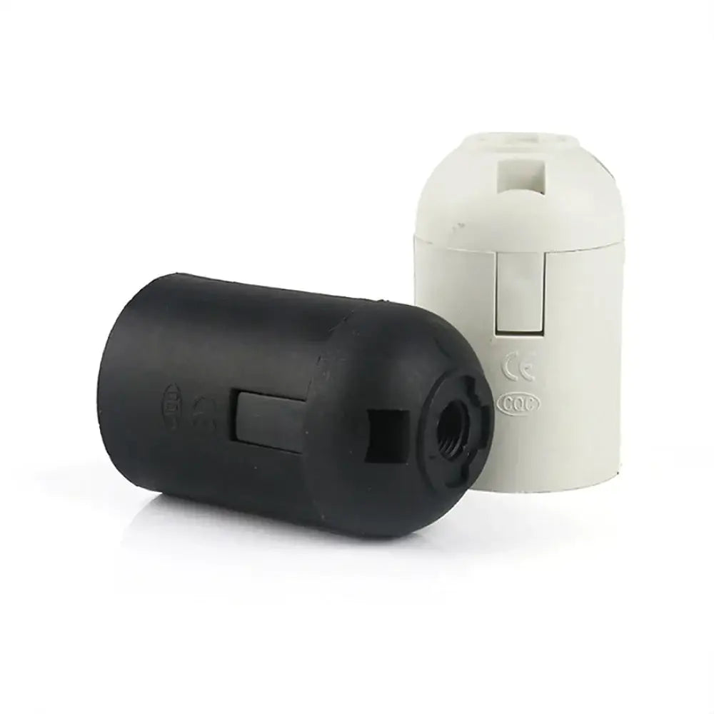 Black White Lamp Socket