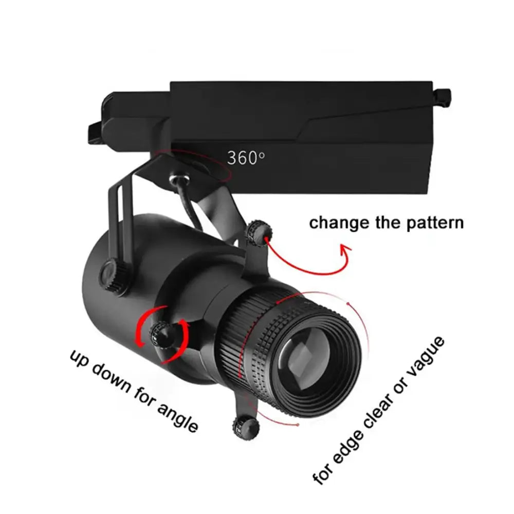 Black Wireless LED Spotlight