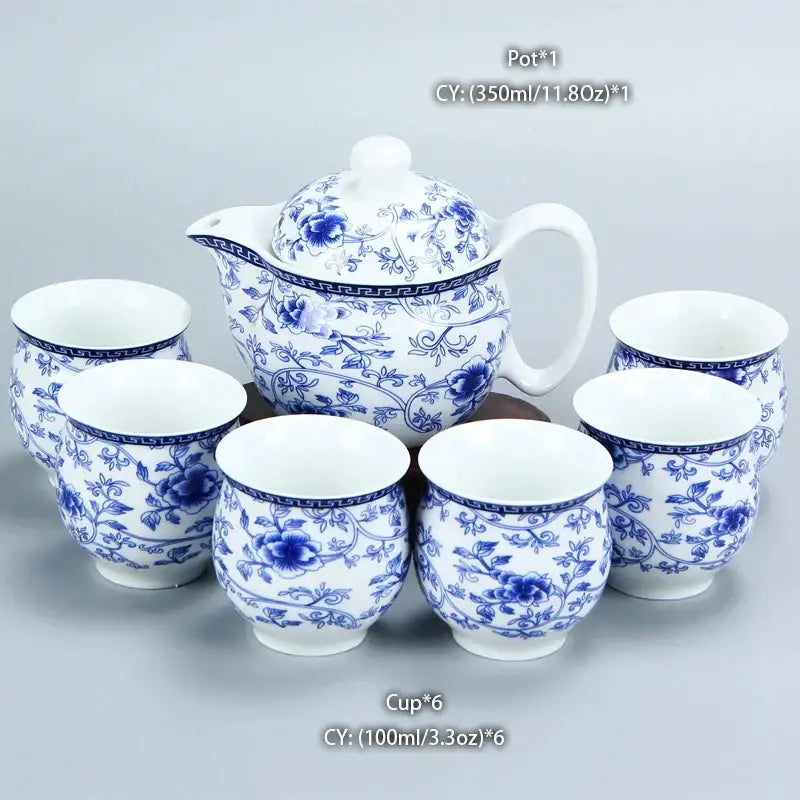 Ceramic Dragon Teapot Set