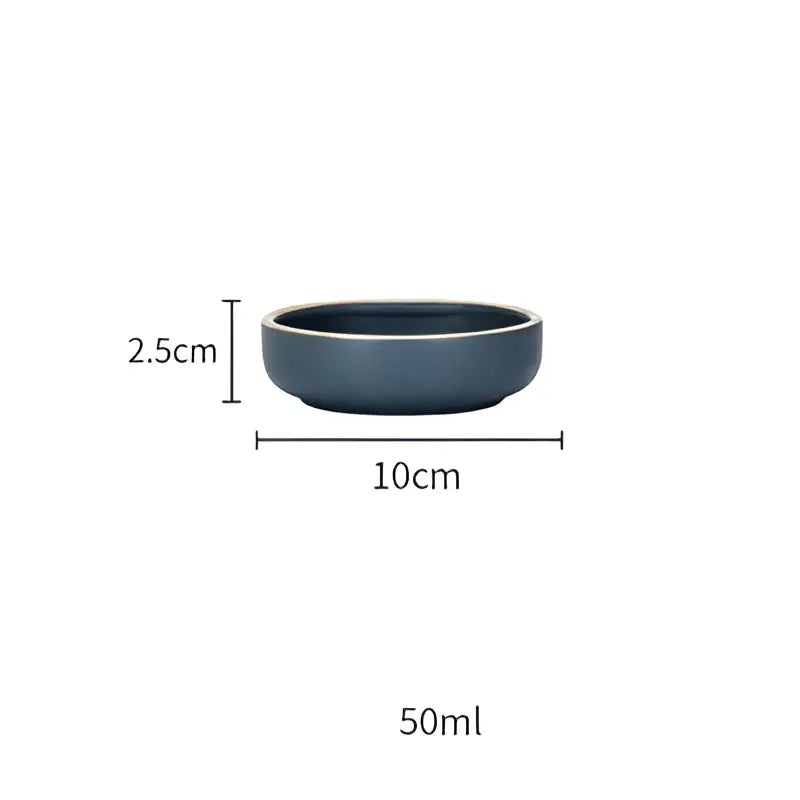 Gold Trimmed Ceramic Bowl