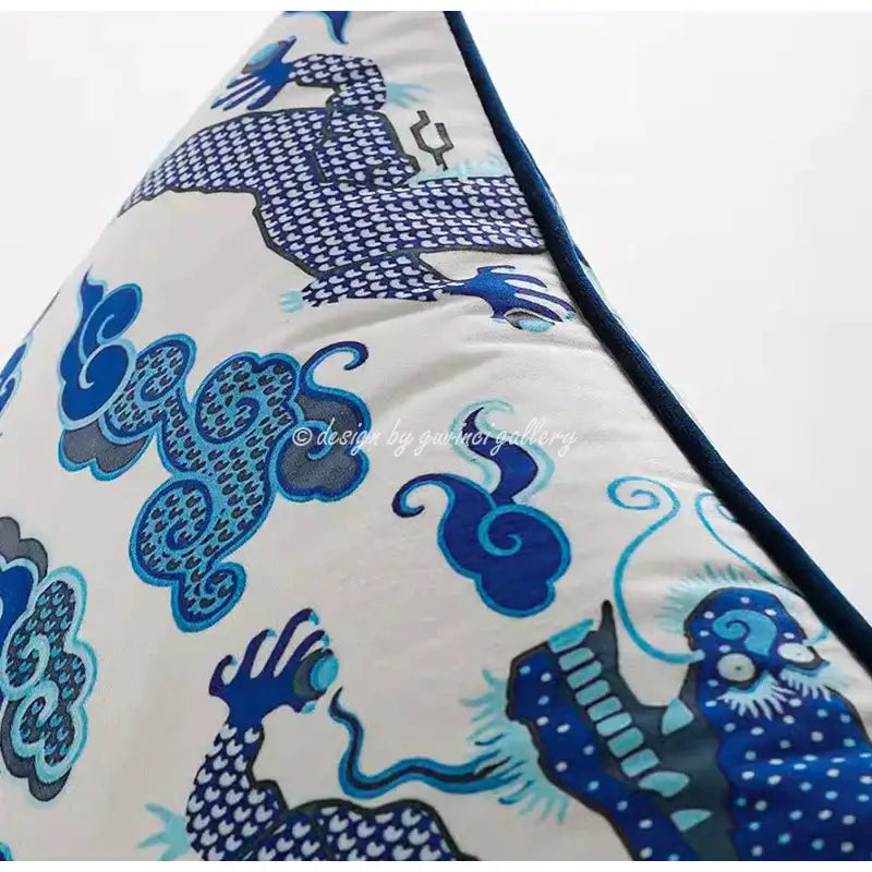 Crane Pattern Pillow Case
