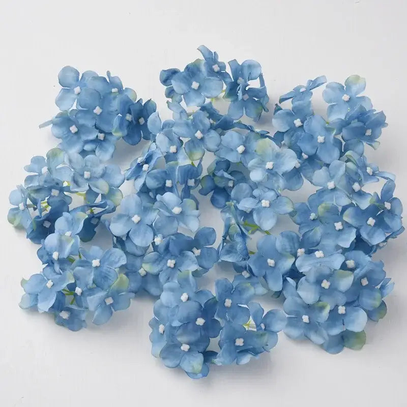 Silk Hydrangea Flower Set