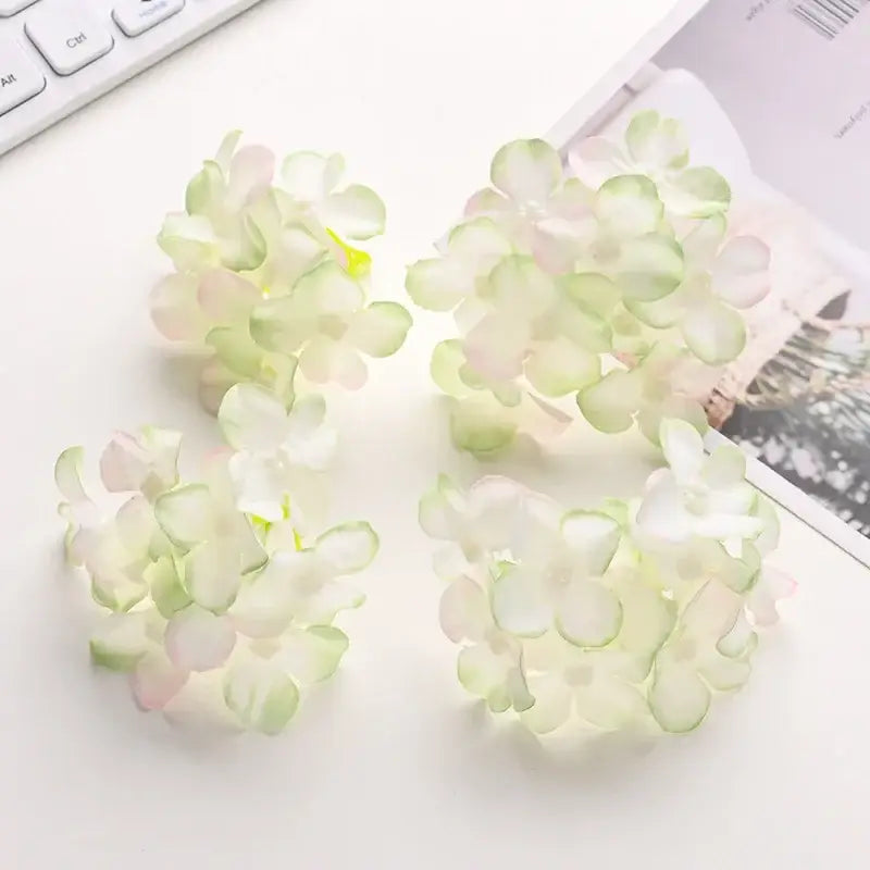 Silk Hydrangea Flower Set