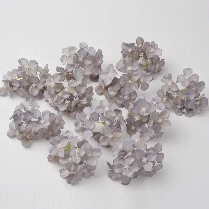 Silk Hydrangea Flower Set