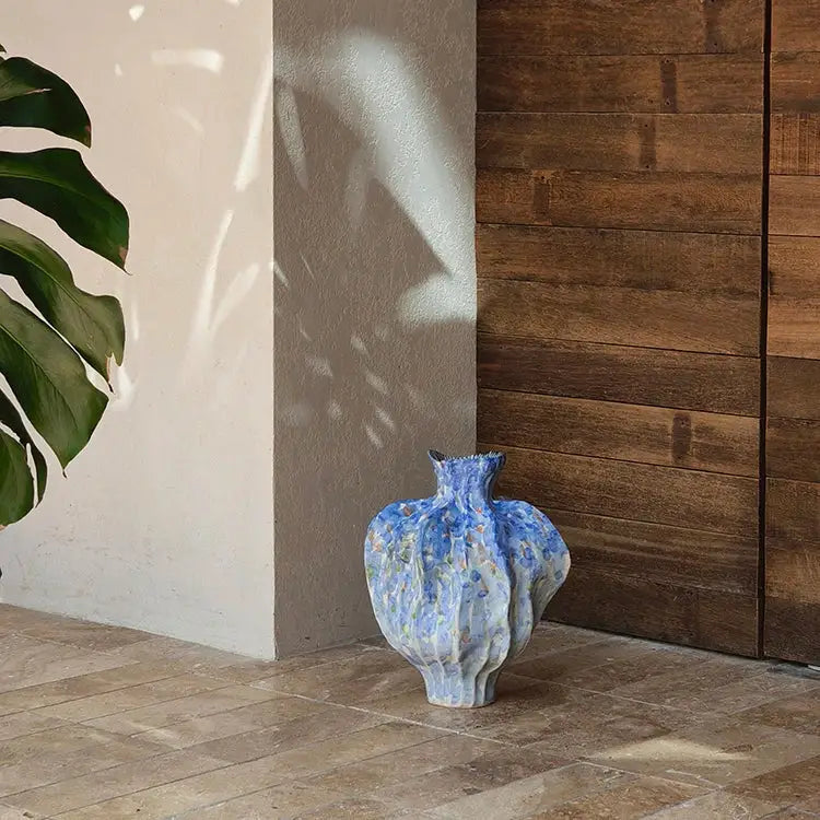 Irregular Porcelain Tulip Vase
