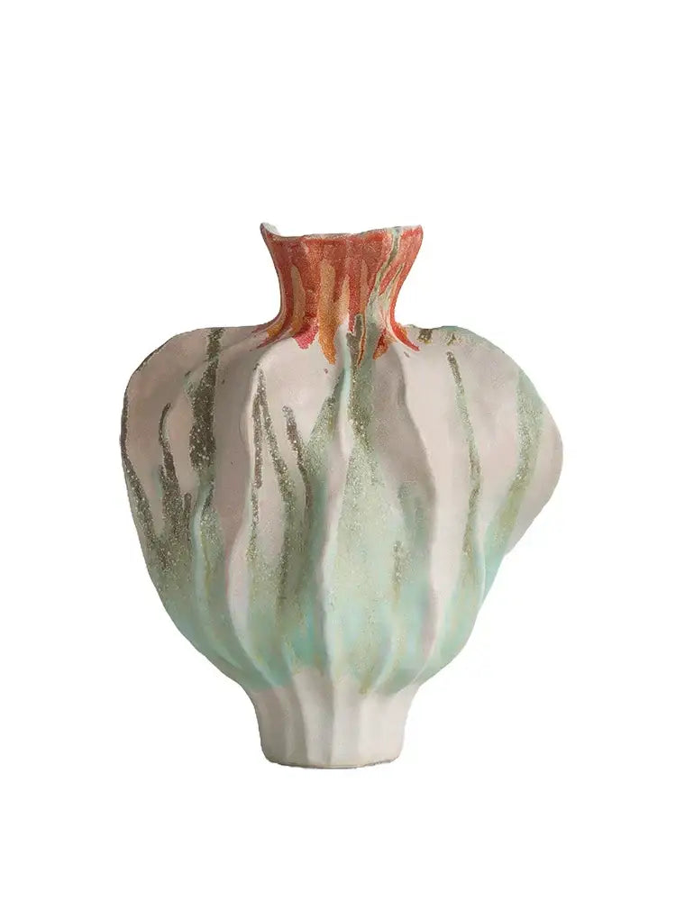 Irregular Porcelain Tulip Vase