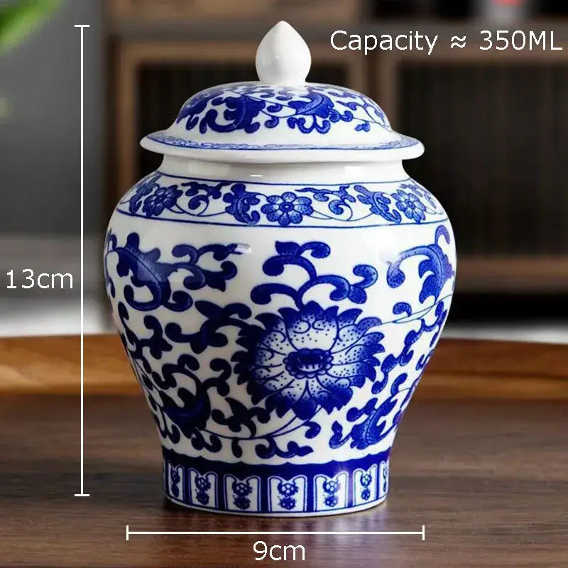 Porcelain Tea Canister Jar