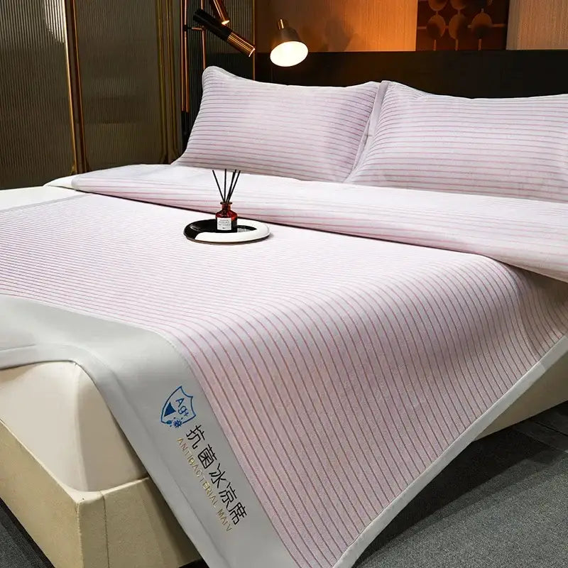Blue Striped Cooling Mat