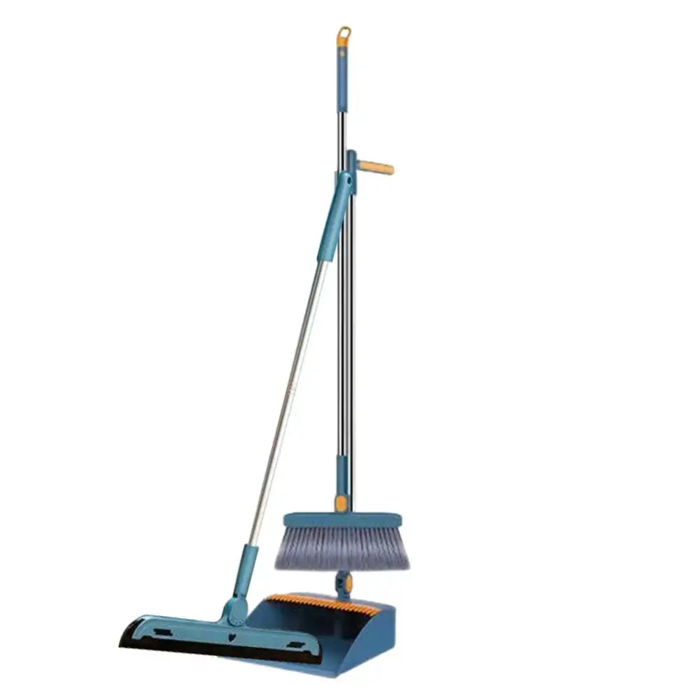 Blue Yellow Broom Set