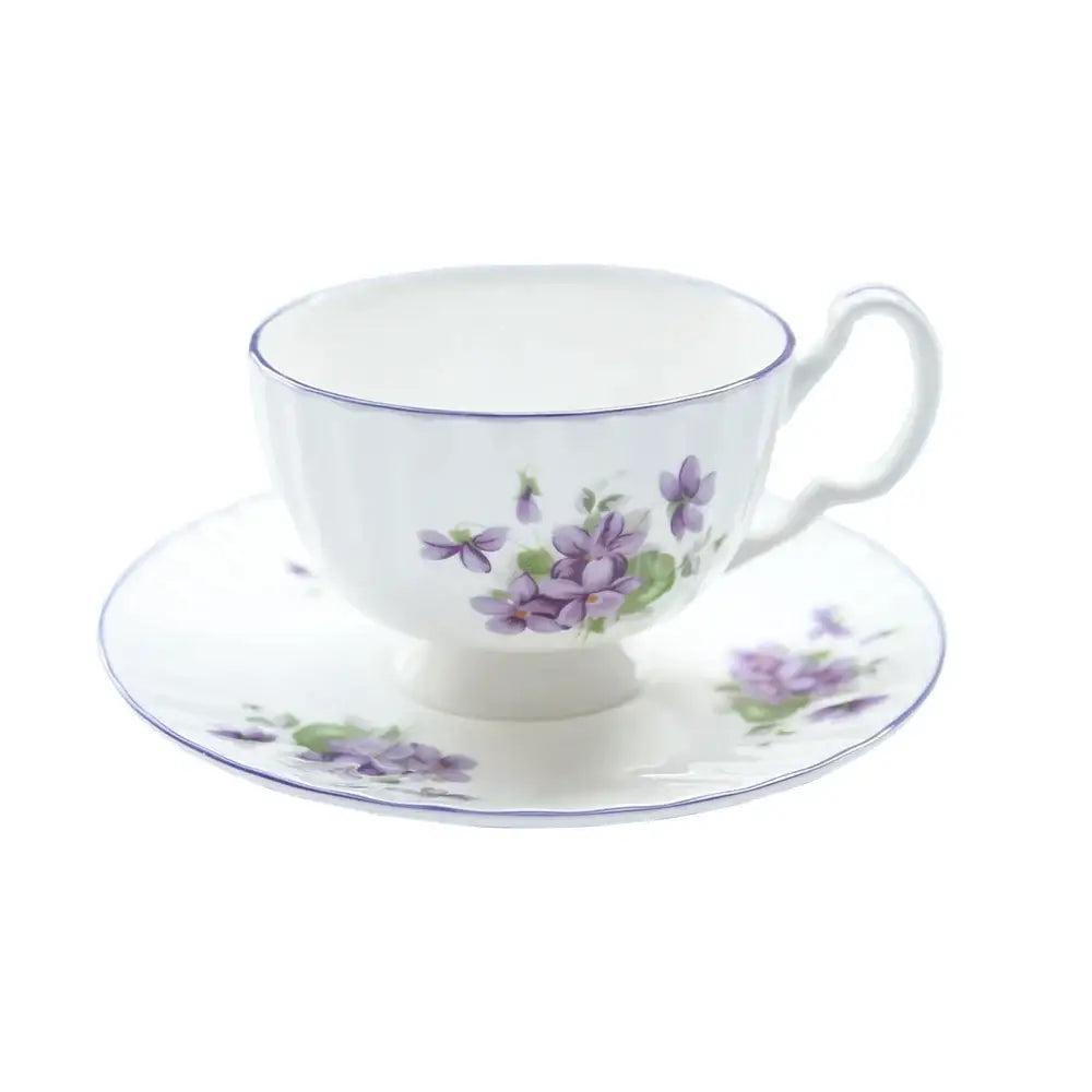 Blue Floral Porcelain Tea Set