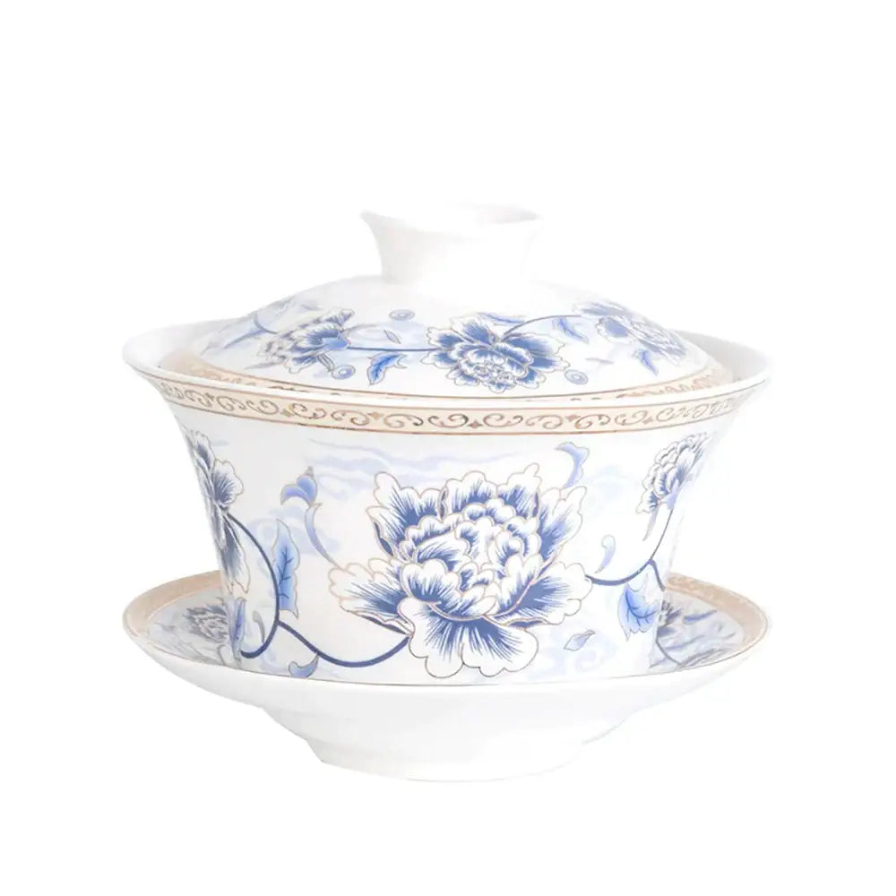 Floral Porcelain Tea Cup Set