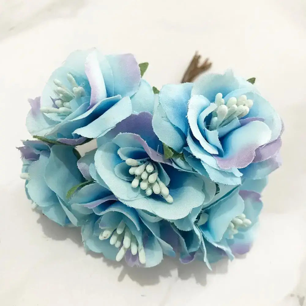 Blue Stamen Berry Decor