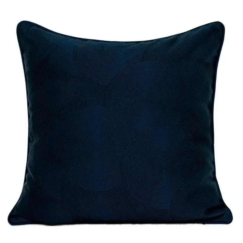 Blue Geometric Pillow Cover