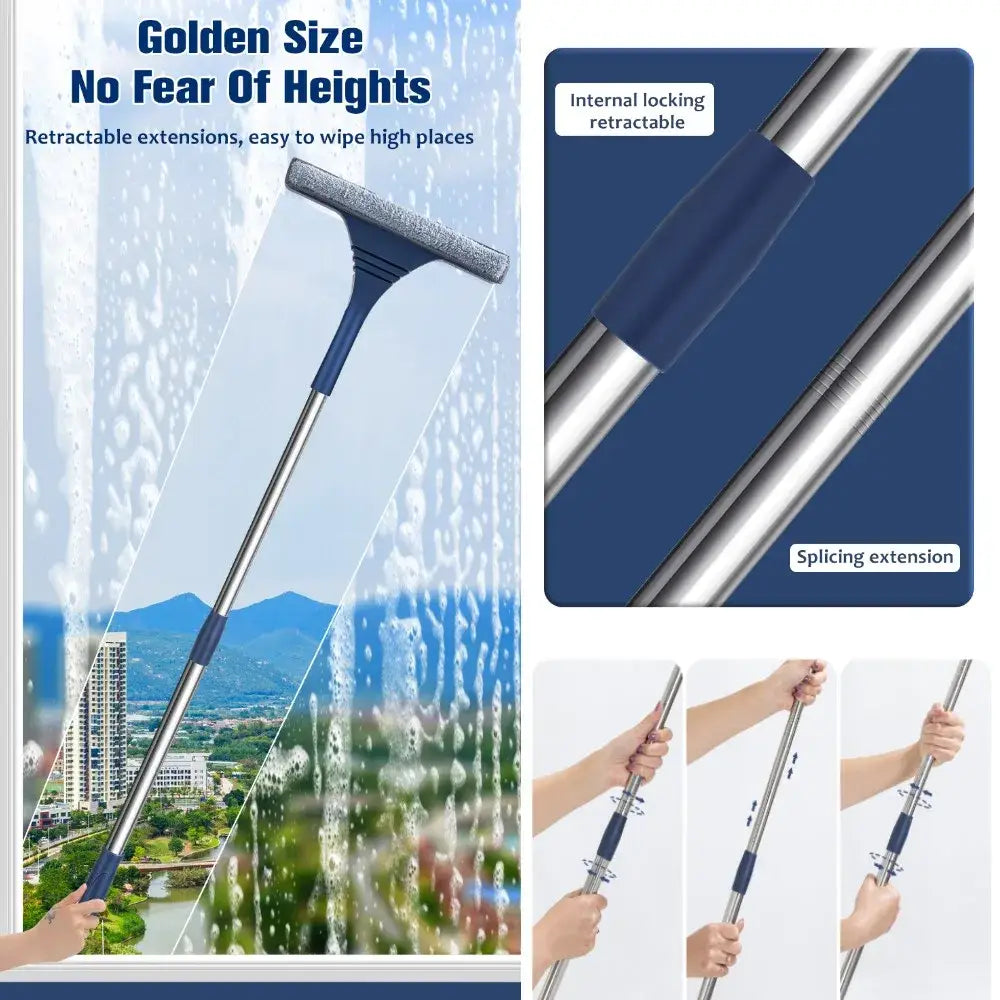 Window Cleaner Blue Glass Wiper Living Room