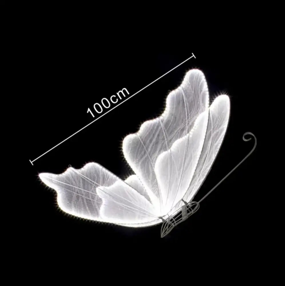 LED Blue Butterfly Decor