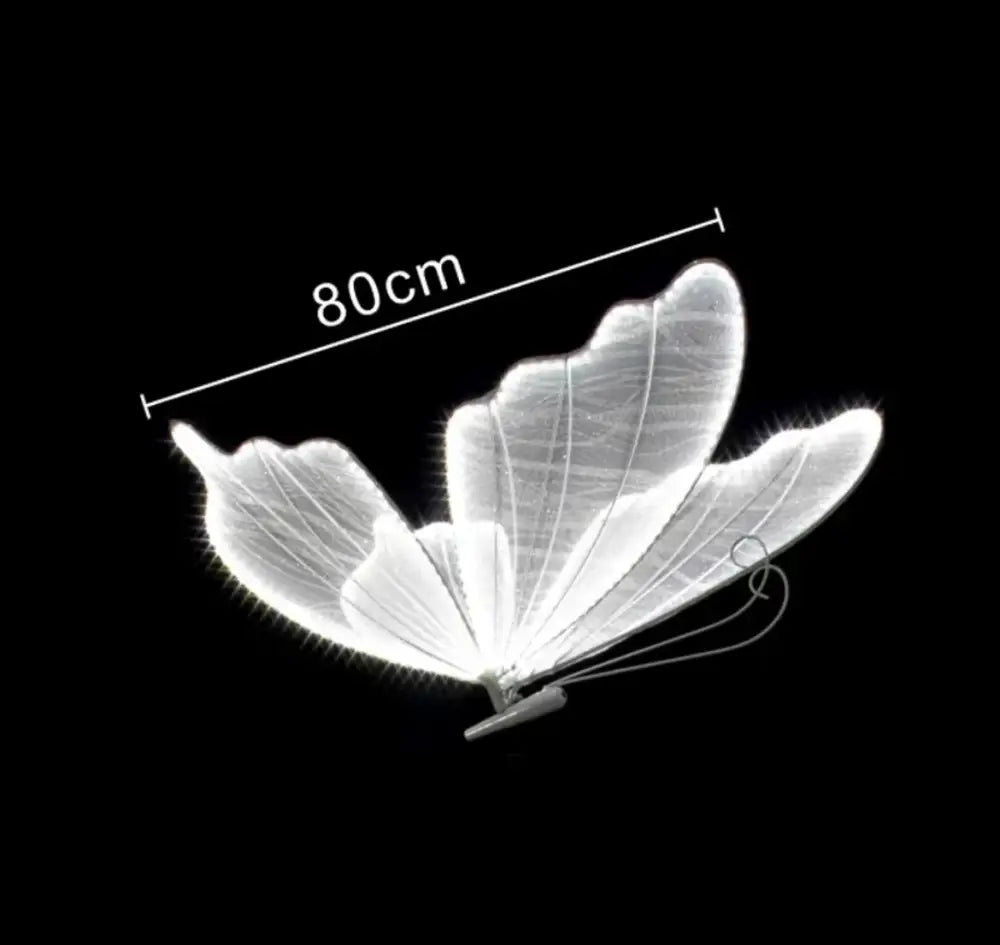 LED Blue Butterfly Decor