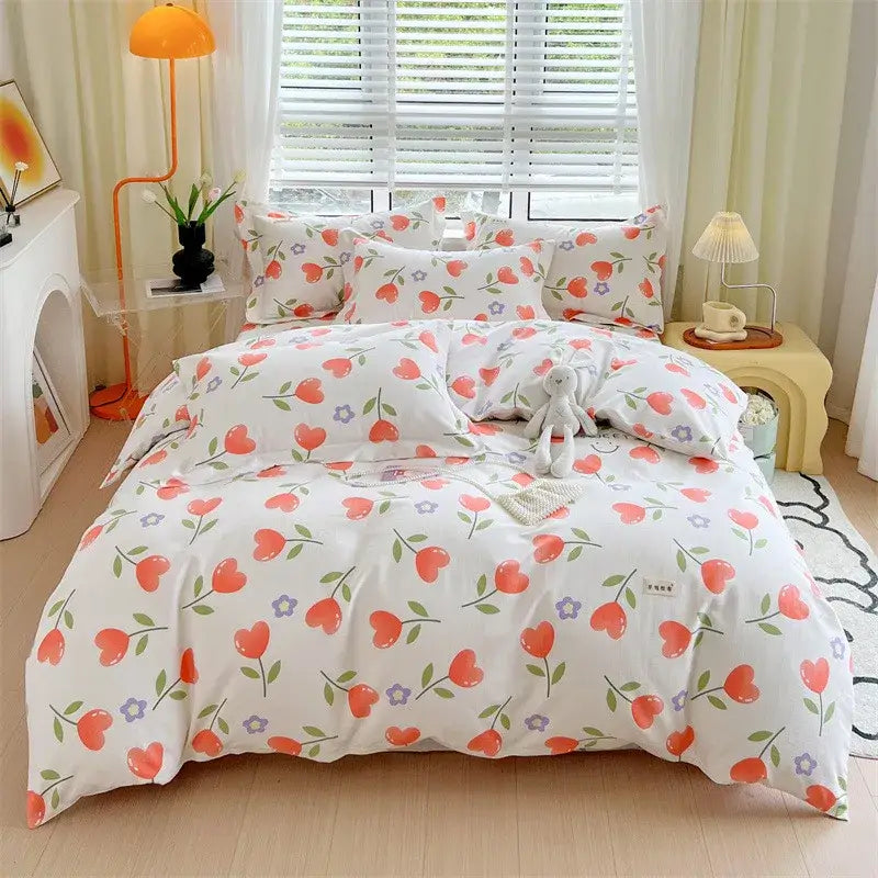Blue Lavender Cotton Comforter