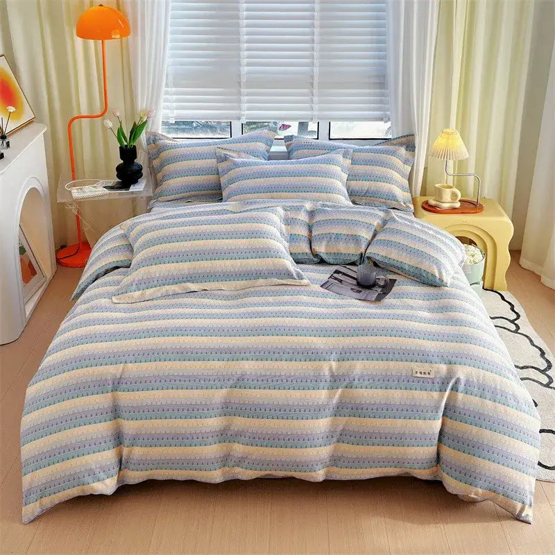 Blue Lavender Cotton Comforter