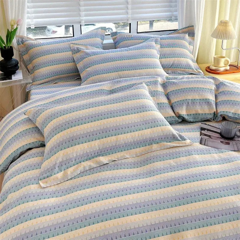 Blue Lavender Cotton Comforter