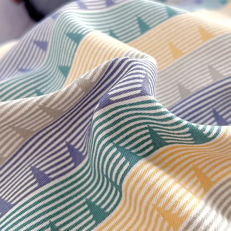 Blue Lavender Cotton Comforter