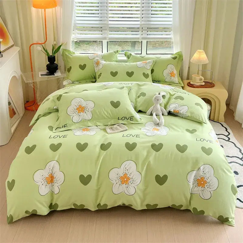 Blue Lavender Cotton Comforter