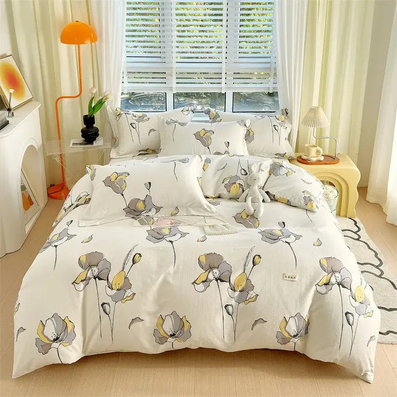 Blue Lavender Cotton Comforter