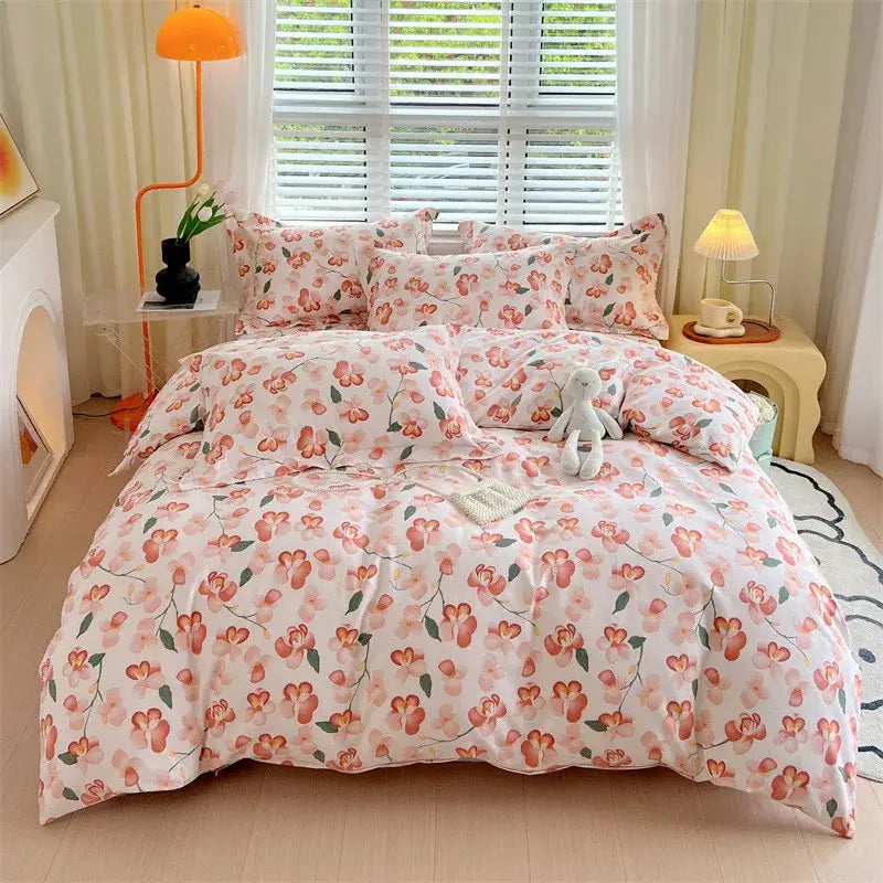 Blue Lavender Cotton Comforter