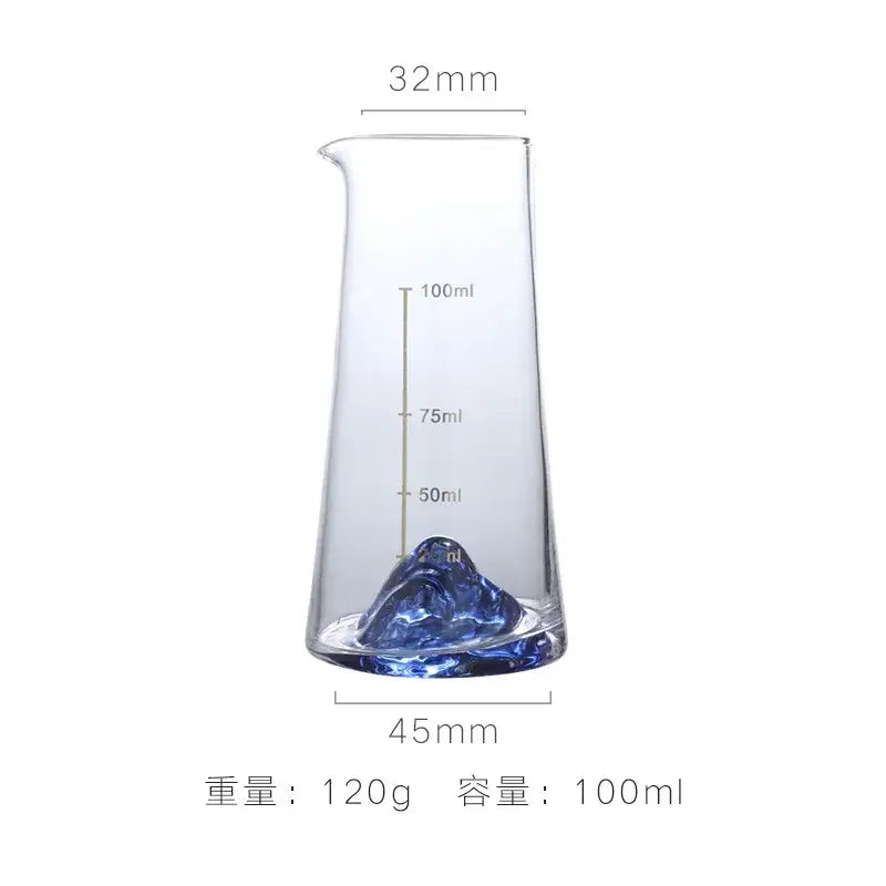 Blue Sake Glass Jug Set