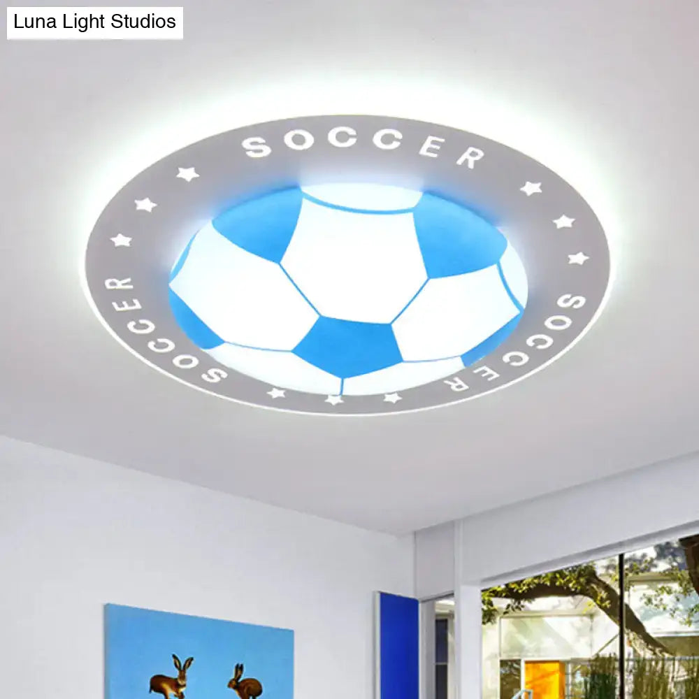 Black Football Ceiling Light