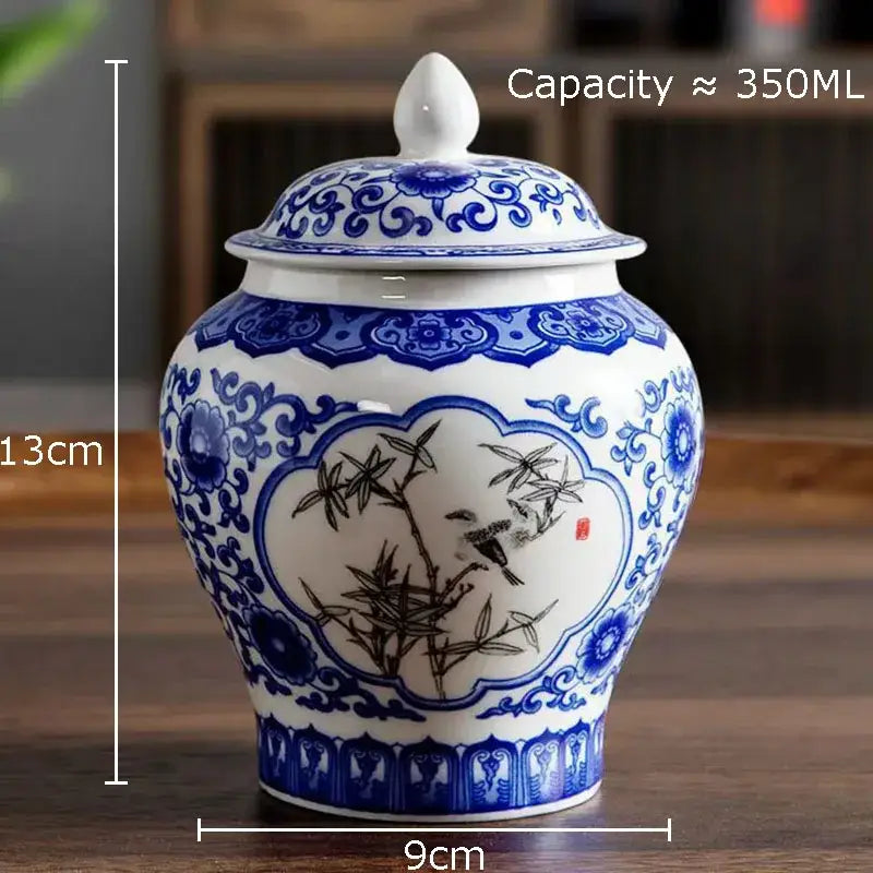 Porcelain Tea Canister Jar 350ml