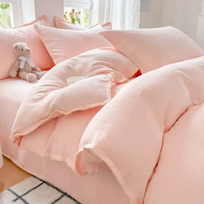 Zigzag Stitch Cotton Bedding