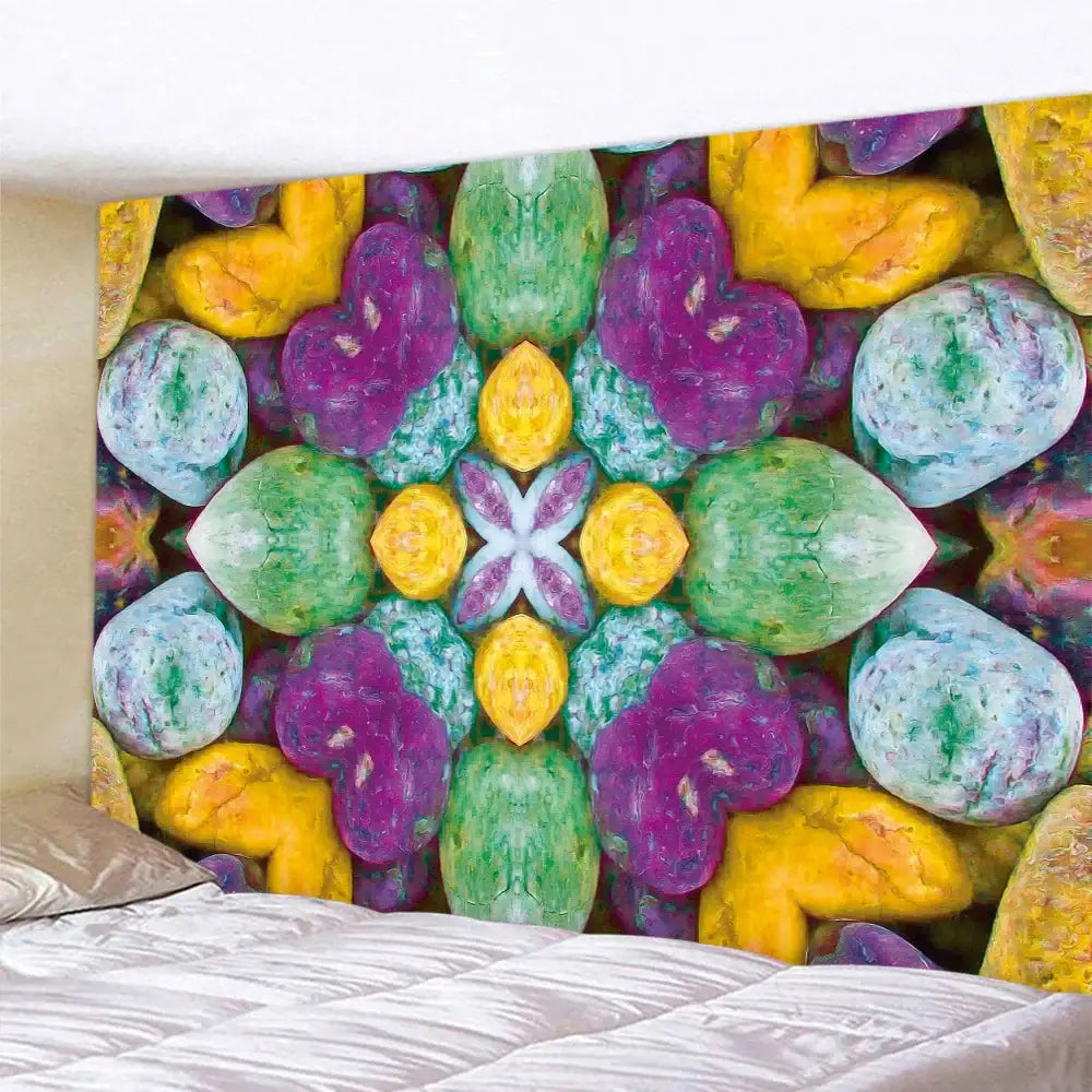 Mandala Brick Tapestry Decor