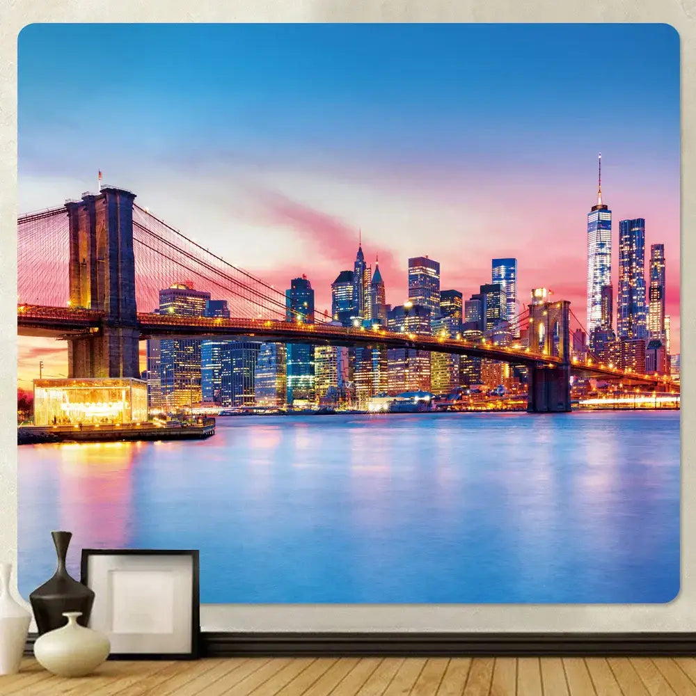 City View Wall Tapestry