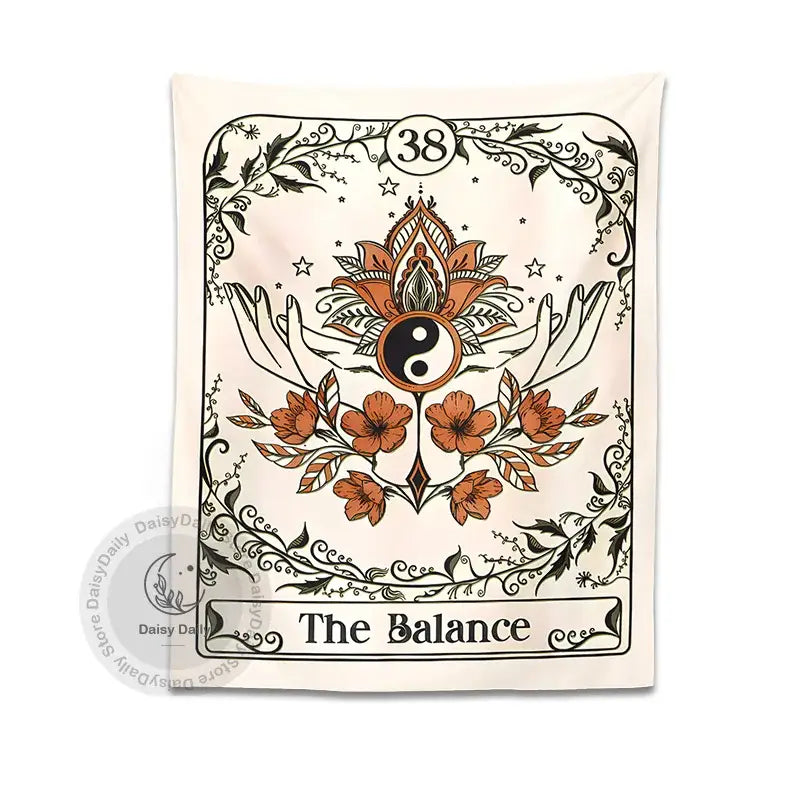 Polyester Tarot Wall Tapestry