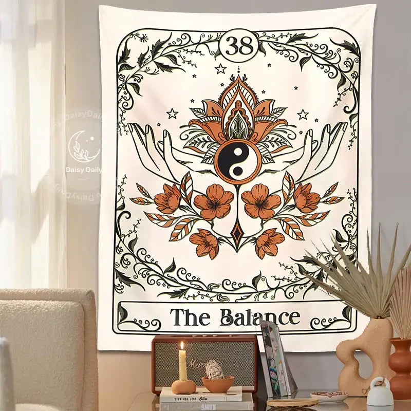 Polyester Tarot Wall Tapestry
